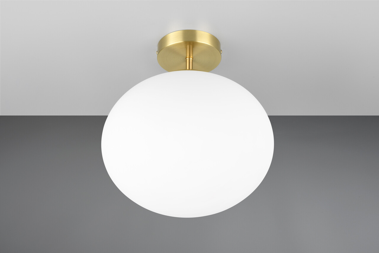 Plafoniera Fomento, TRIO, 30x33 cm, 15W, 1x E27, metal, bronz mat/alb - imagine 5